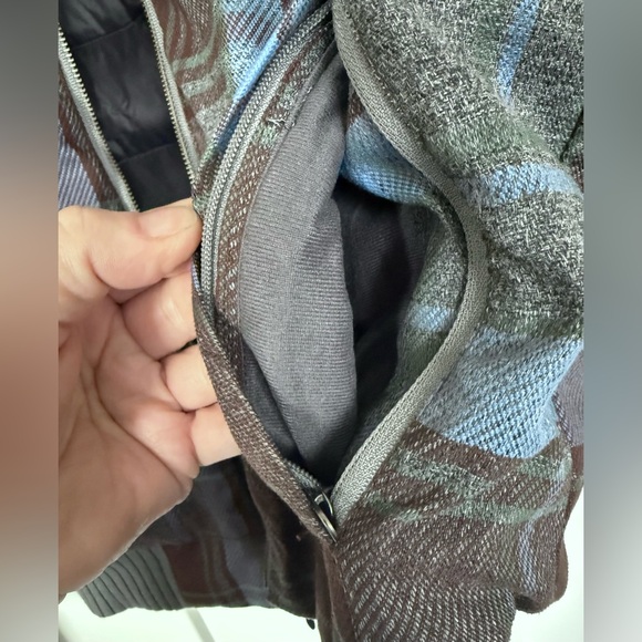 prAna Plaid Puffer Jacket – Blue/Brown – Size Small – NWOT - Picture 13 of 13